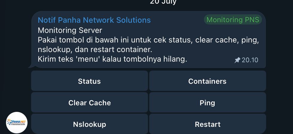 Telegram Bot Monitoring Server
